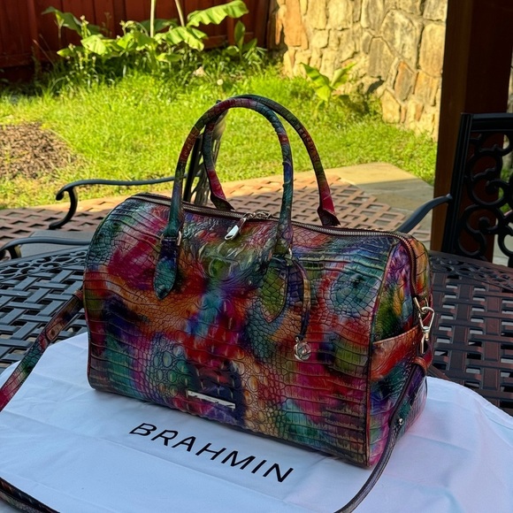 Brahmin spencer large travel bag fallstruck Melbourne - Picture 4 of 10